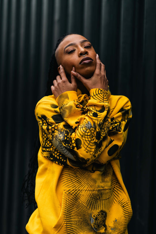 Yellow Hoodie – Forged in New York (Size M)