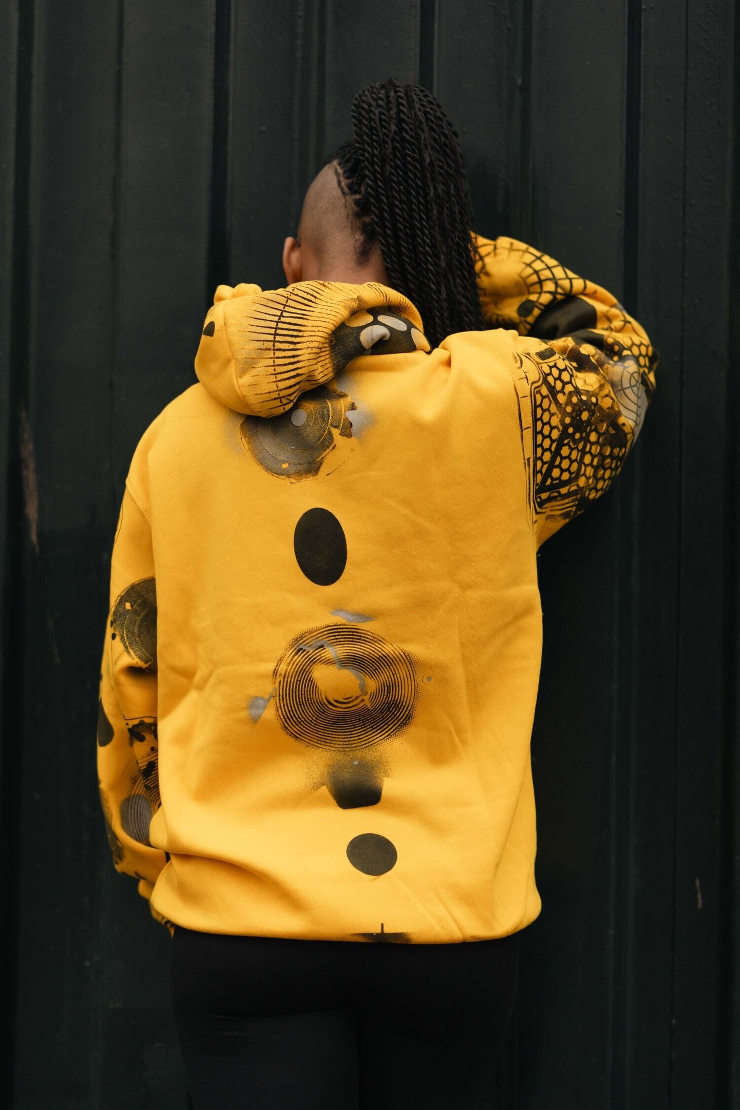 Yellow Hoodie – Forged in New York (Size M)
