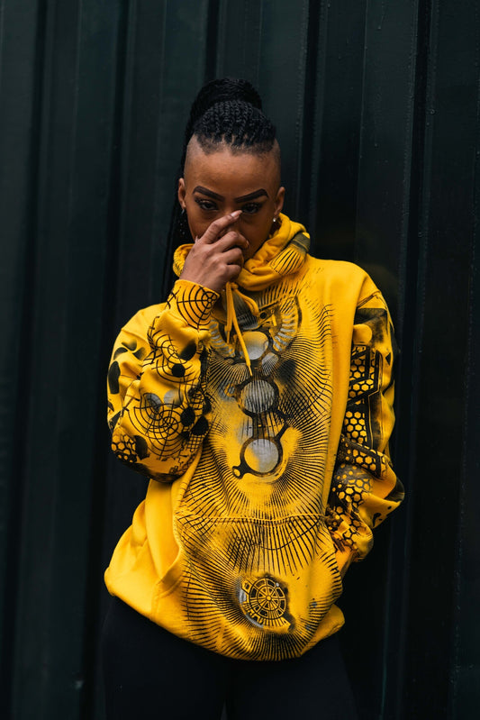 Yellow Hoodie – Forged in New York (Size M)